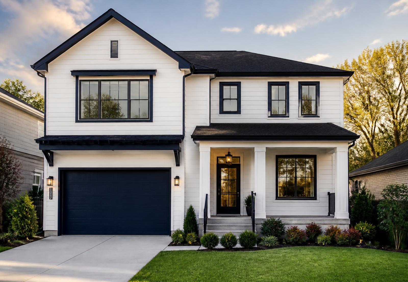 Freshly painted home in Houston